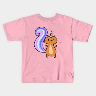 Einhörnchen-ein Eichhörnchen gepaart mit einem Einhorn Kids T-Shirt